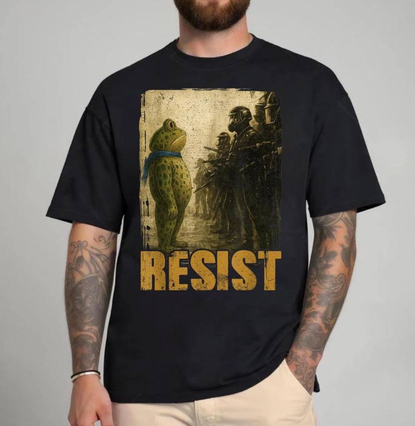 Resist Portland Frog Shirt