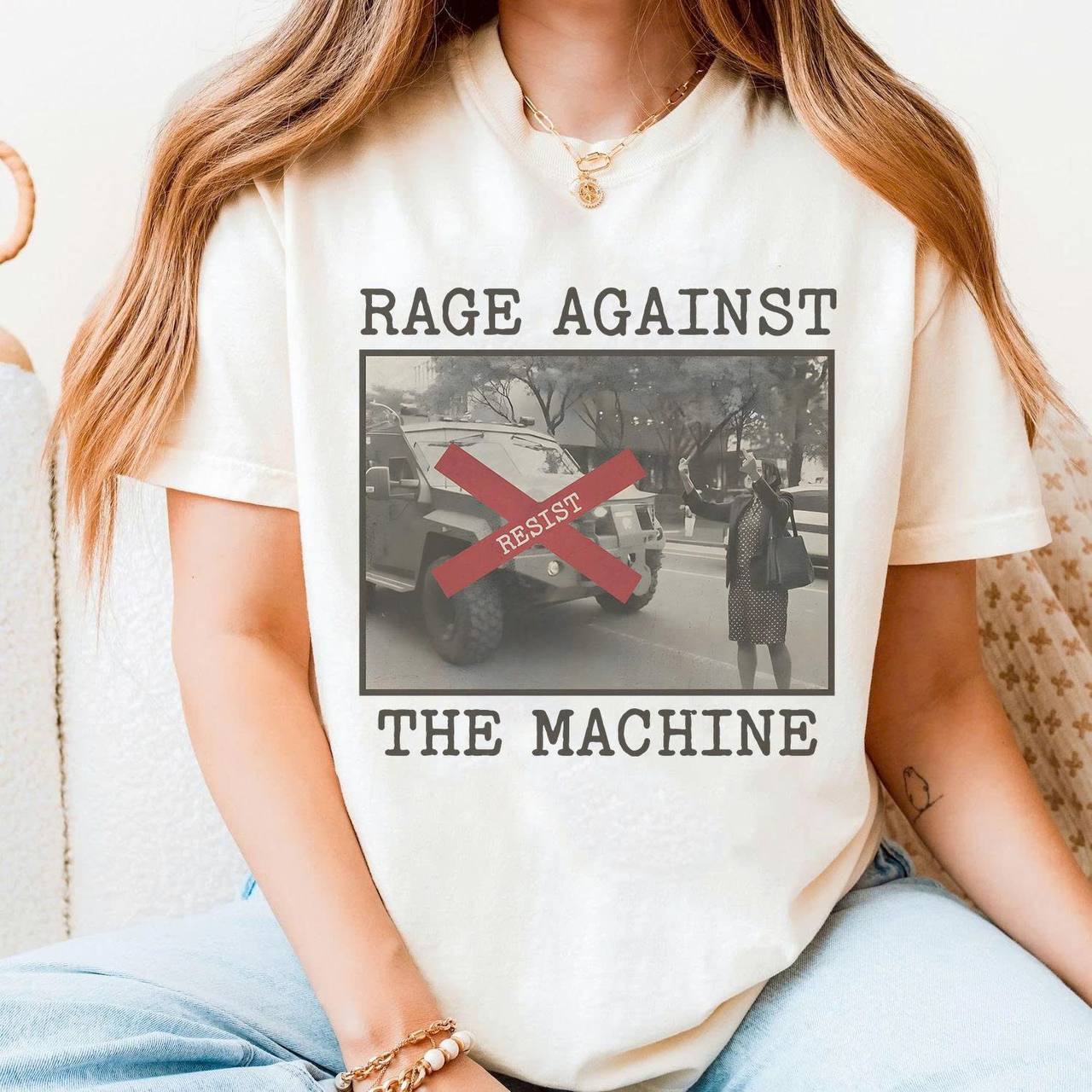 Resist NYC Dress Women F*ck ICE Rage Against Shirt
