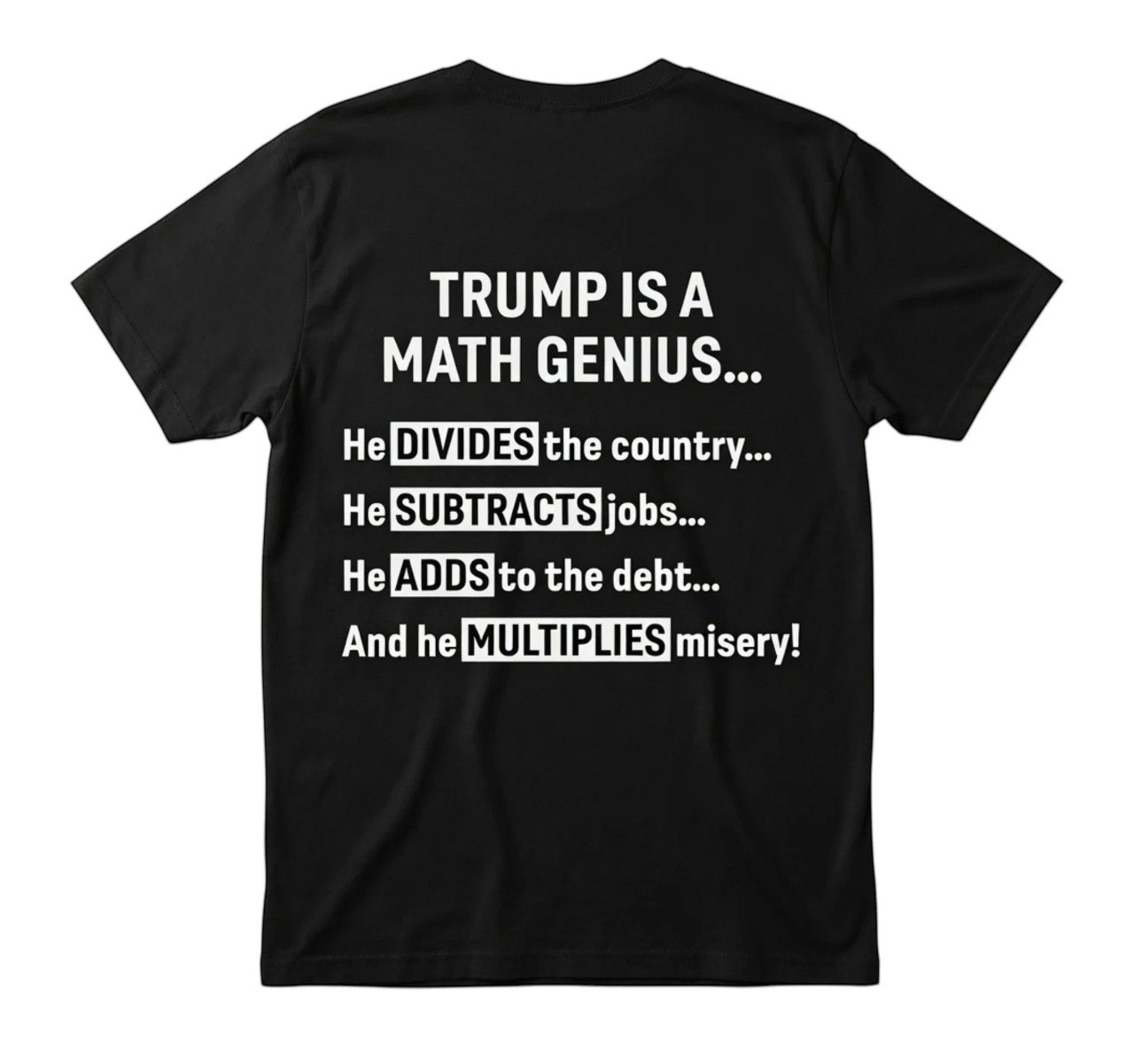 Trump Is A Math Genius V2 Shirt