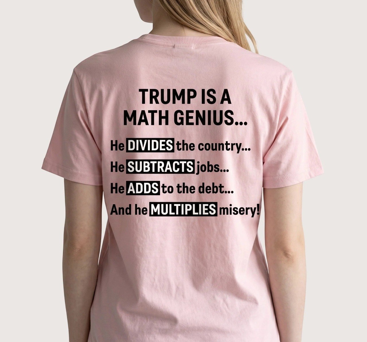 Trump Is A Math Genius V2 Shirt - Image 2