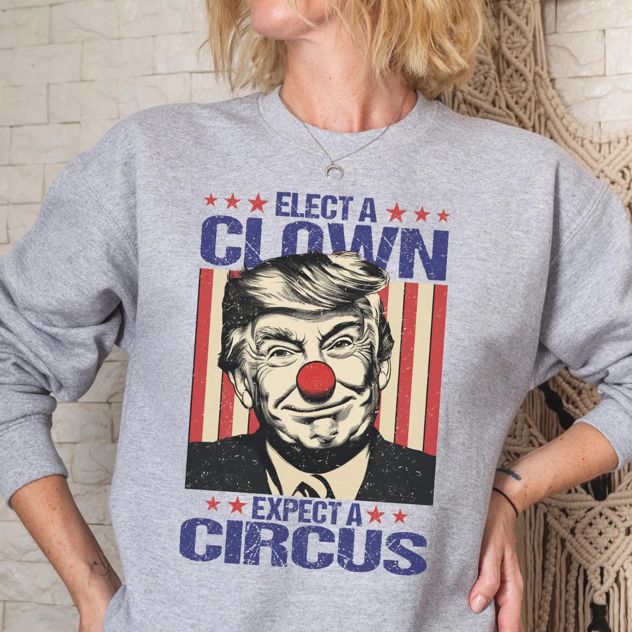 Elect A Clown Expect A Circus Shirt - Image 2