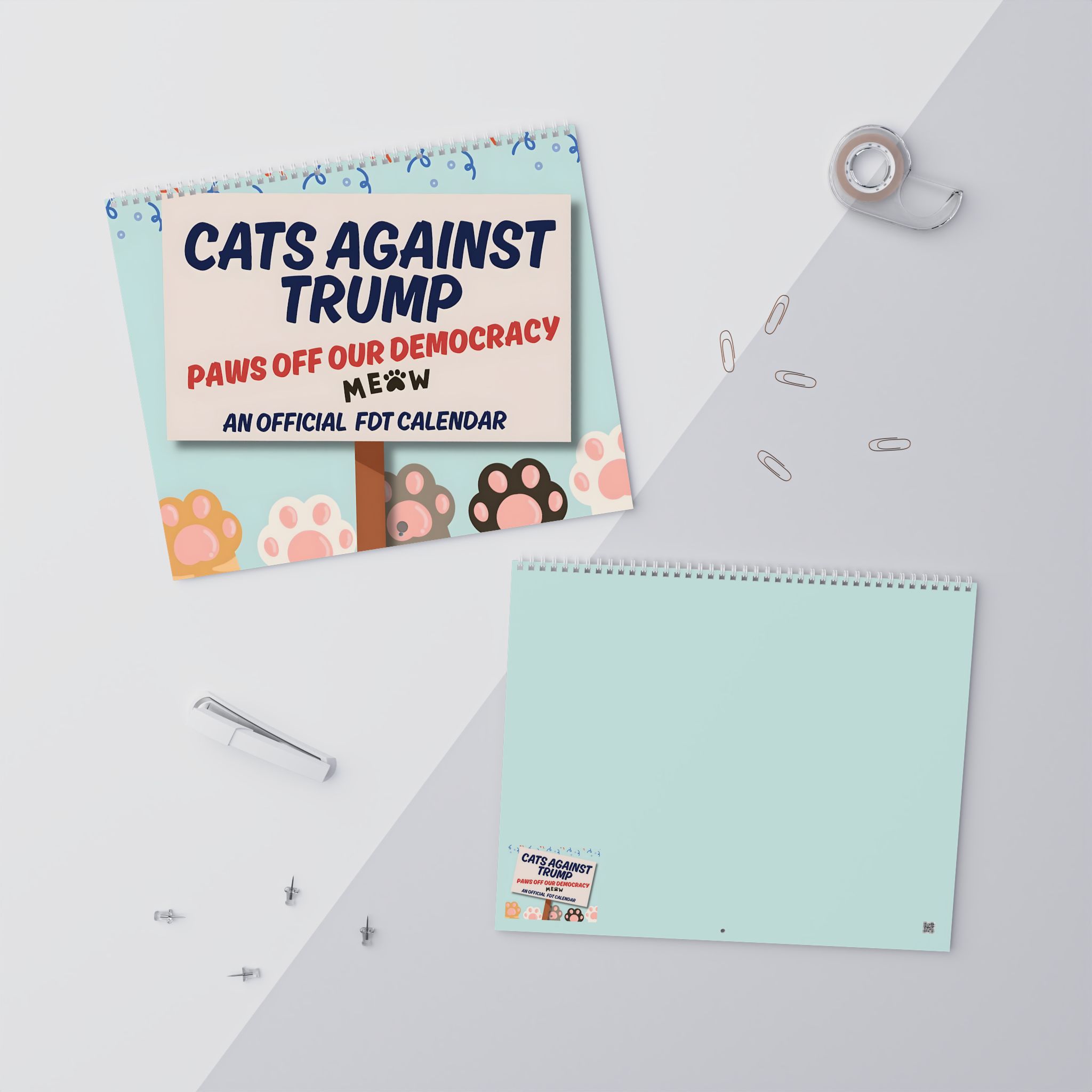 Cats Against Trump 2027 Calendar