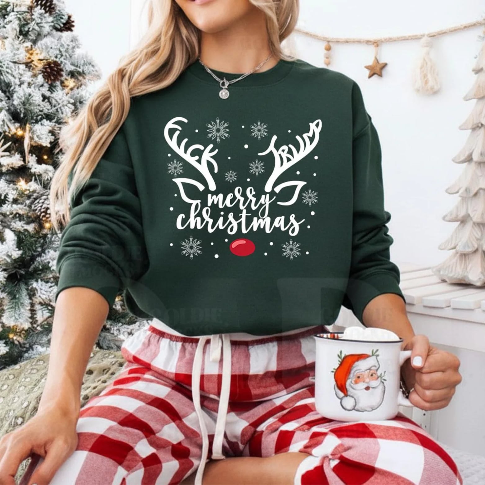 Subtle Anti Trump Christmas Reindeer Unisex Shirt