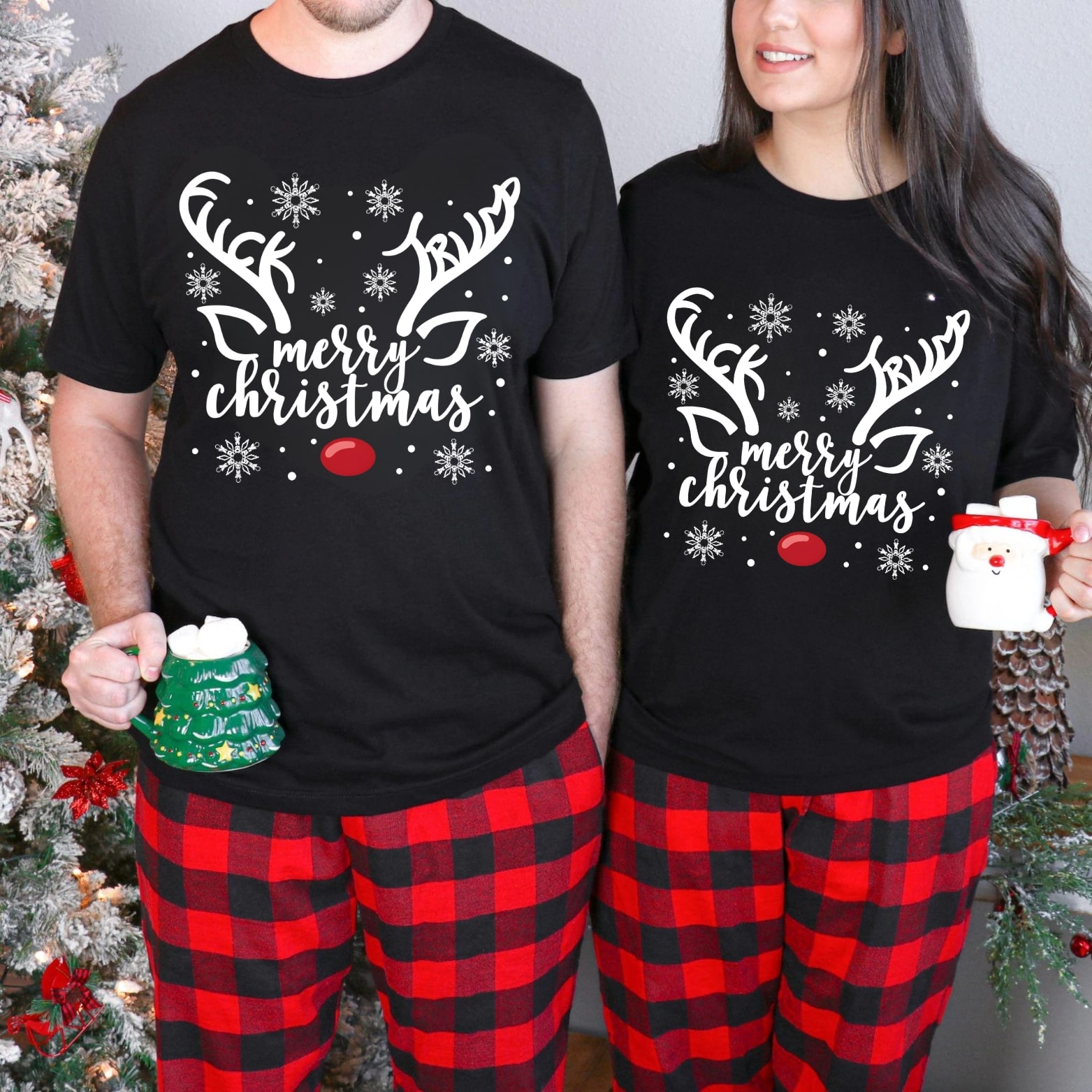 Subtle Anti Trump Christmas Reindeer Unisex Shirt - Image 3