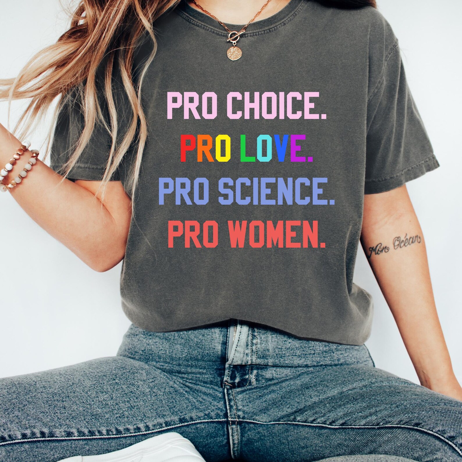 Pro Choice Pro Love Shirt - Image 3